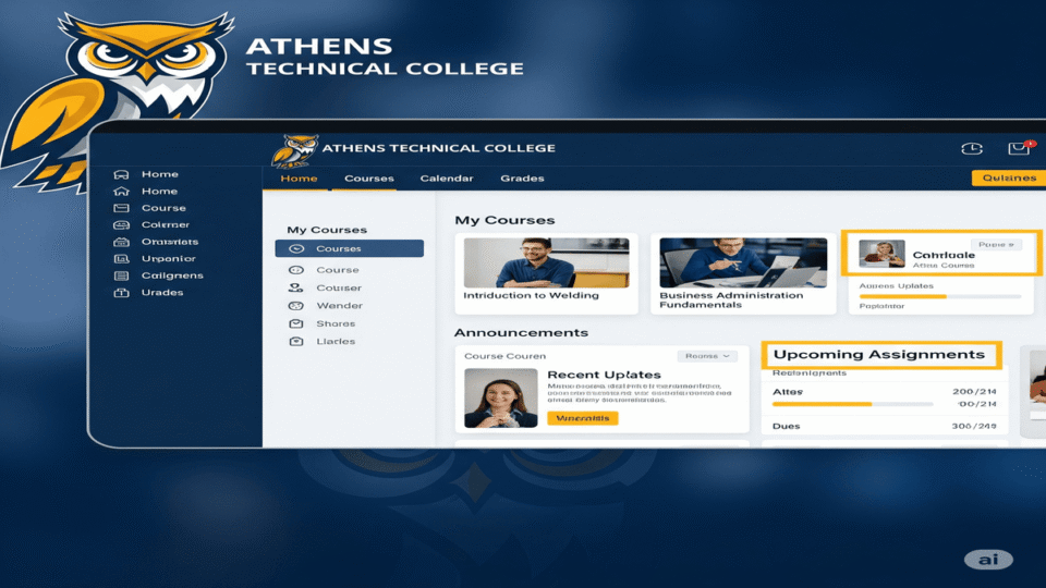 athens tech blackboard​